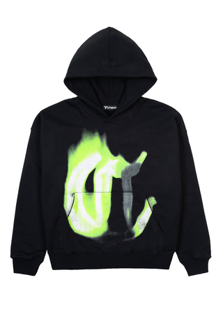 Bluza Z Kapturem Chaos C Flame Black