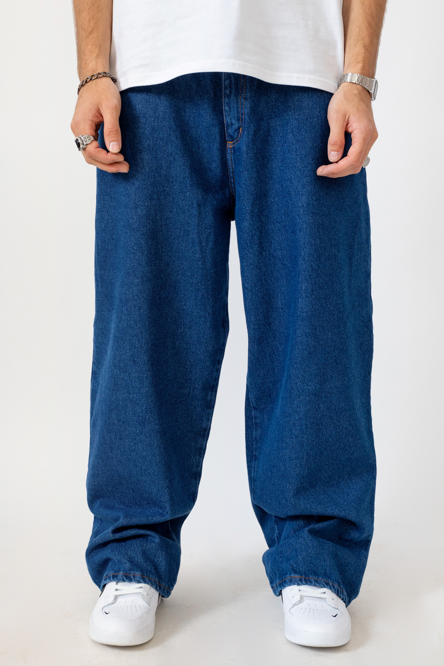 Kalhoty Kamuflage Way Too Big Dark Blue