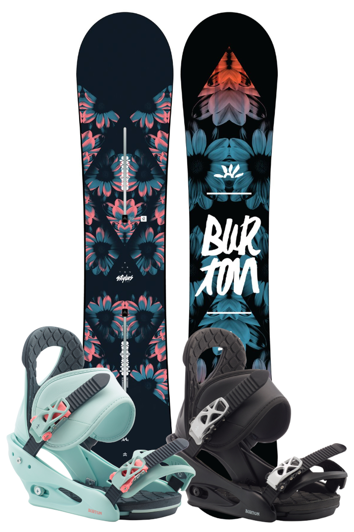 Board Bindings Burton Stylus Women's Snowboard - Perfect