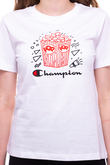 Koszulka Damska Champion Basketball Logo Digital Print