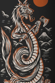 Blat Element Timber Wolf Dragon