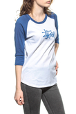 Longsleeve Damski Stussy Basic Raglan 3/4 