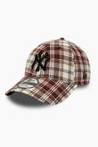 Kšiltovka New Era New York Yankees Plaid 9Forty