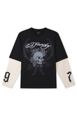 Longsleeve Ed Hardy 1971 Skull Double Layer Relaxed