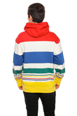 Champion Striped Logo Hoodie