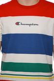 Champion Striped Logo T-shirt