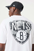 Tričko New Era Brooklyn Nets NBA Infill Team Logo Oversized