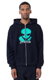 Mikina Na Zip Chaos Alien Zip Hoodie