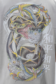 Koszulka Ed Hardy Washed Snake Charmer Relaxed