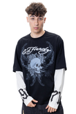 Longsleeve Ed Hardy 1971 Skull Double Layer Relaxed
