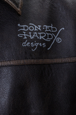 Kurtka Ed Hardy Vintage Washed Vegan Leather Motocross