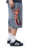Szorty Ed Hardy Devil Mermaid