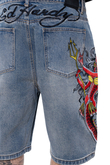 Szorty Ed Hardy Devil Mermaid