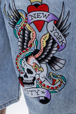 Szorty Ed Hardy Nyc Skull