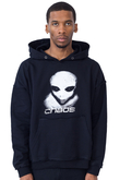 Bluza Z Kapturem Chaos Alien Distressed