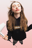 Mikina S Kapucí Kamuflage Boxlogo Leopard
