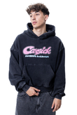 Mikina S Kapucí Carsick Flowy Pink