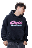 Mikina S Kapucí Carsick Flowy Pink