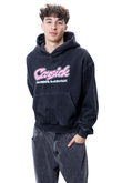 Mikina S Kapucí Carsick Flowy Pink