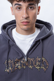 Wasted Paris Cheetah Zip Hoodie