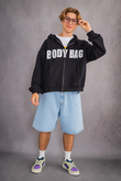 2005 Body Bag Zip Hoodie