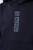 Mikina S Kapucí Alpha Industries Alpha Puff Print