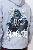 Mikina S Kapucí Kamuflage Skully