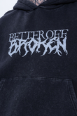 Mikina S Kapucí Better off Broken Origin
