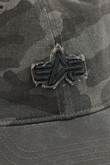 Czapka Alpha Industries Distressed Logo Camo