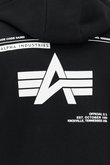 Mikina Na Zip Alpha Industries Label