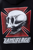 Bluza Rozpinana Kamuflage Skull