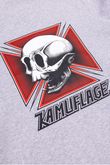 Mikina Na Zip Kamuflage Skull