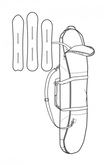 Pokrowiec Na Snowboard Burton Space Sack 156