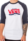 Vans Authentic Stripe Raglan T-shirt