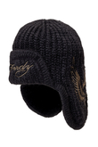 Czapka Zimowa Ed Hardy Flaming Skull