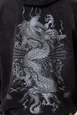 Bluza Z Kapturem Ed Hardy Gothic Flaming Dragon