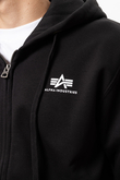Mikina Na Zip Alpha Industries Basic Small Logo