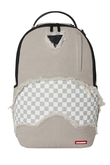Sprayground Cream Denim Tear Shark