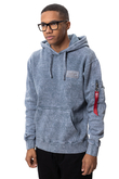 Bluza Z Kapturem Alpha Industries Backprint Vintage