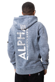 Bluza Z Kapturem Alpha Industries Backprint Vintage