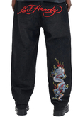 Spodnie Ed Hardy Battle-Dragon Diamante