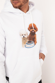 Bluza Z Kapturem Kamuflage Poodles