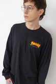 Thrasher Flame Dot Santa Cruz Longsleeve 