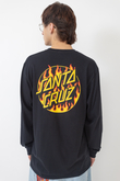 Thrasher Flame Dot Santa Cruz Longsleeve 