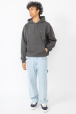 Hoodie Polar Stroke Logo Dirty Black