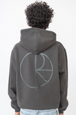 Hoodie Polar Stroke Logo Dirty Black