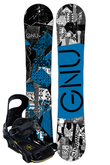 Komplet Snowboardowy Deska Wiązania Gnu Carbon Credit 165W
