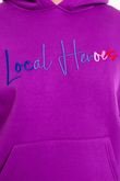 Bluza Kaptur Local Heroes Grape