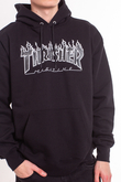 Bluza Kaptur Thrasher Flame Logo