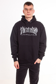 Bluza Kaptur Thrasher Flame Logo